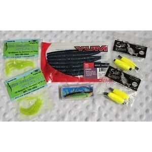 Lot Of Fishing Lures Crappie Rigs Dinger Rattler Flavored Fish Bait Psychic Loud